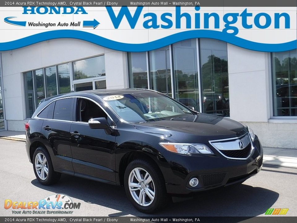 2014 Acura RDX Technology AWD Crystal Black Pearl / Ebony Photo #1