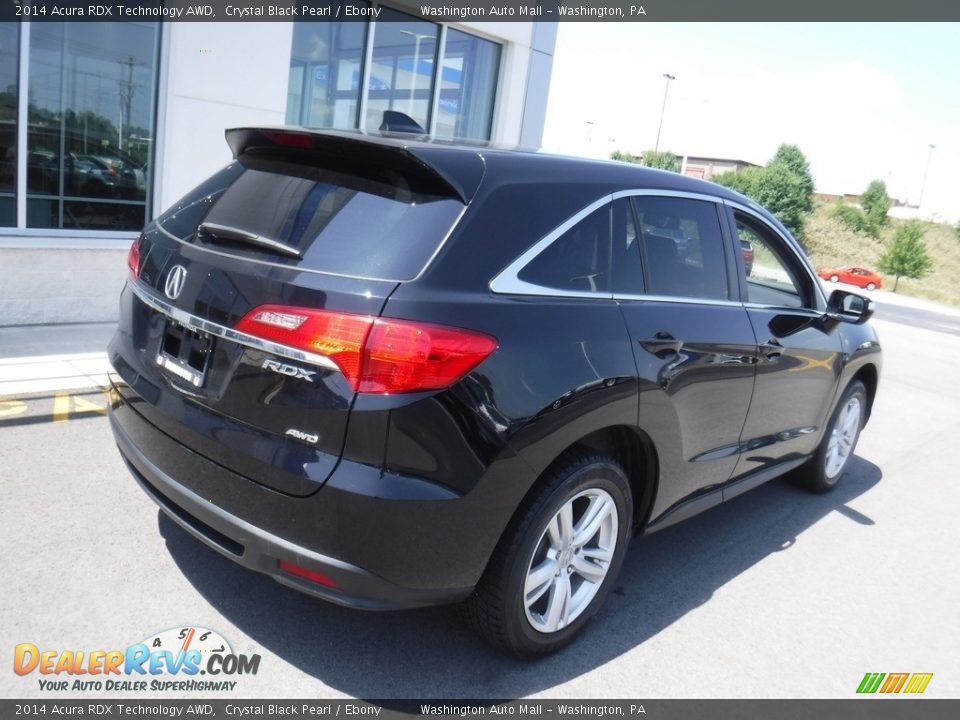 2014 Acura RDX Technology AWD Crystal Black Pearl / Ebony Photo #9