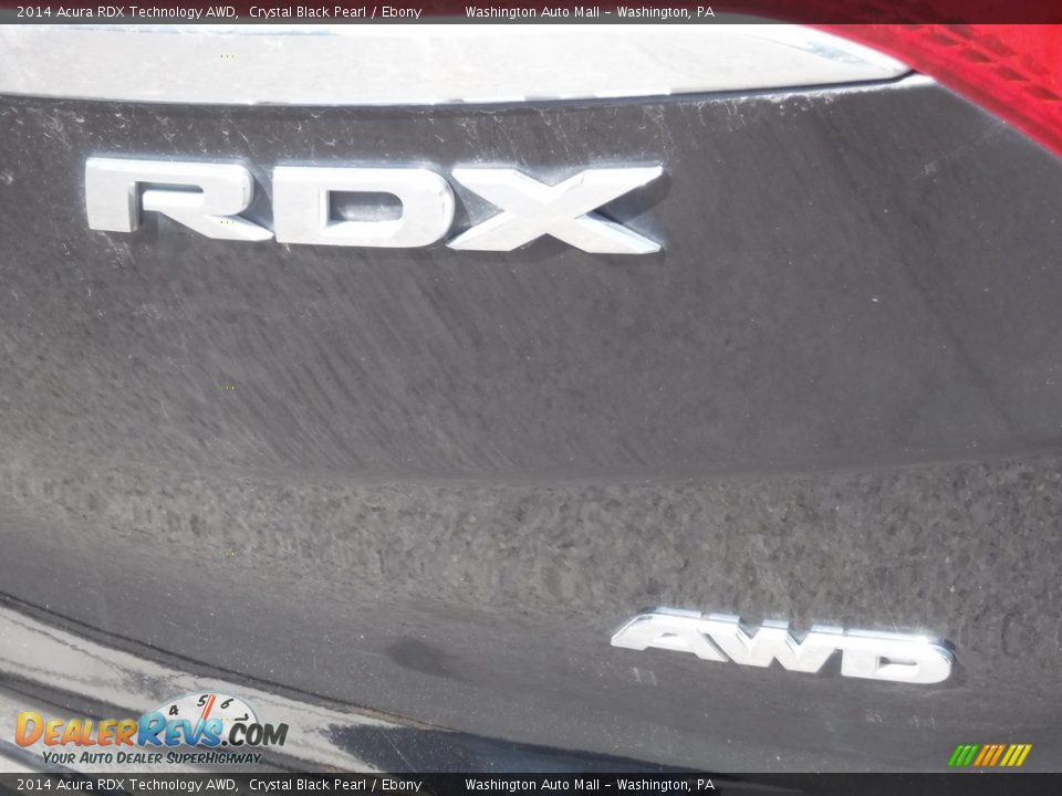 2014 Acura RDX Technology AWD Crystal Black Pearl / Ebony Photo #10