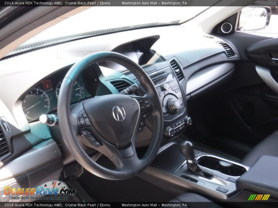 2014 Acura RDX Technology AWD Crystal Black Pearl / Ebony Photo #12