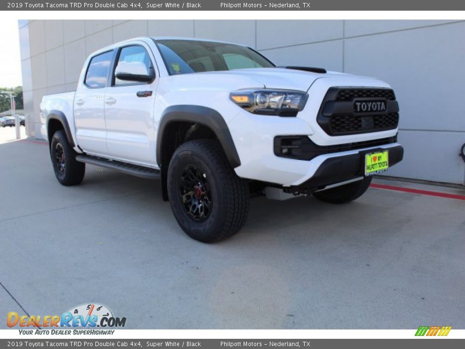 2019 Toyota Tacoma TRD Pro Double Cab 4x4 Super White / Black Photo #2