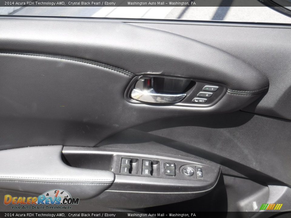 2014 Acura RDX Technology AWD Crystal Black Pearl / Ebony Photo #14
