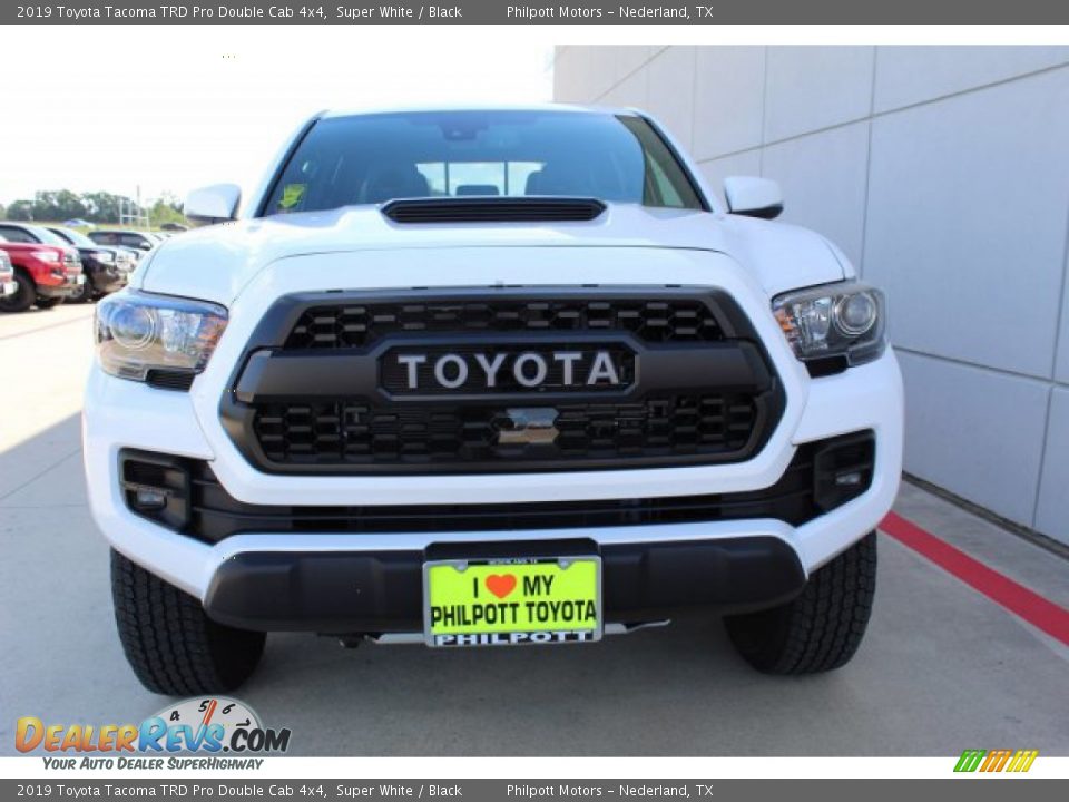 2019 Toyota Tacoma TRD Pro Double Cab 4x4 Super White / Black Photo #3