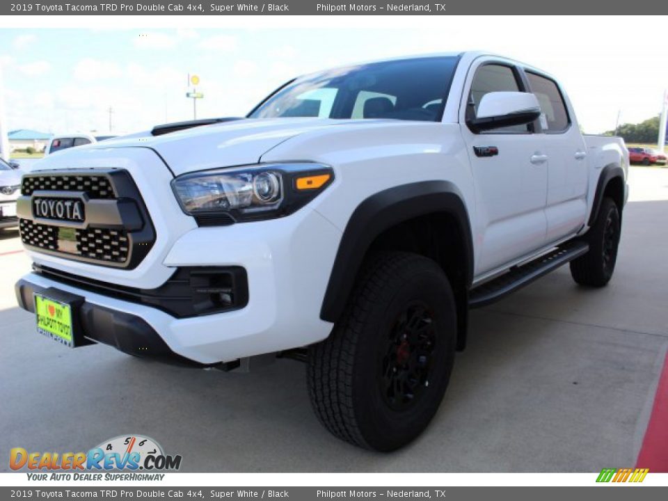 2019 Toyota Tacoma TRD Pro Double Cab 4x4 Super White / Black Photo #4