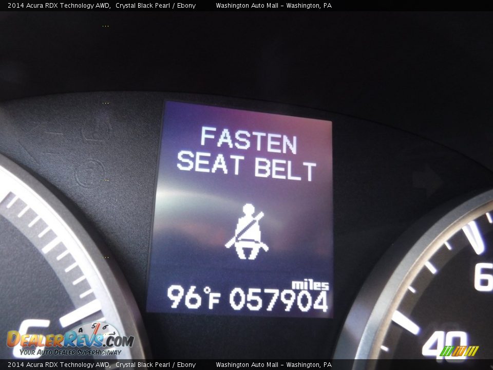 2014 Acura RDX Technology AWD Crystal Black Pearl / Ebony Photo #26