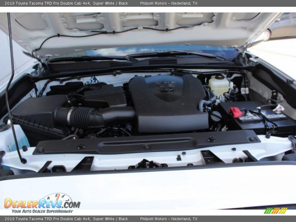 2019 Toyota Tacoma TRD Pro Double Cab 4x4 Super White / Black Photo #23