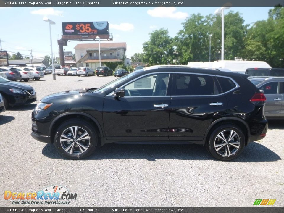 2019 Nissan Rogue SV AWD Magnetic Black / Charcoal Photo #7