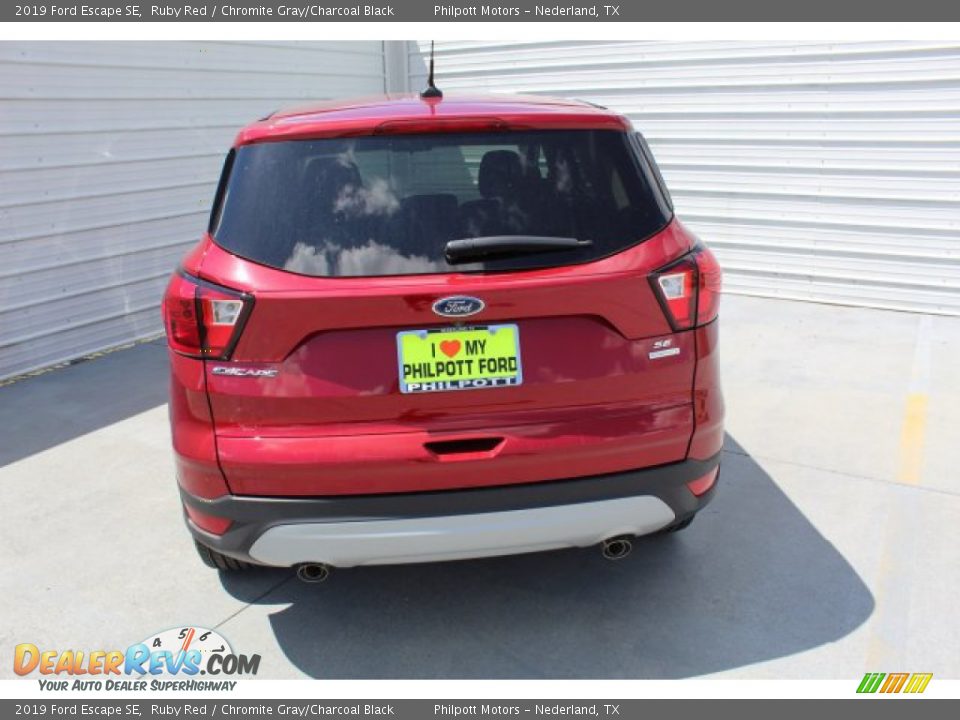 2019 Ford Escape SE Ruby Red / Chromite Gray/Charcoal Black Photo #7