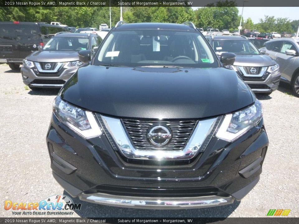 2019 Nissan Rogue SV AWD Magnetic Black / Charcoal Photo #9