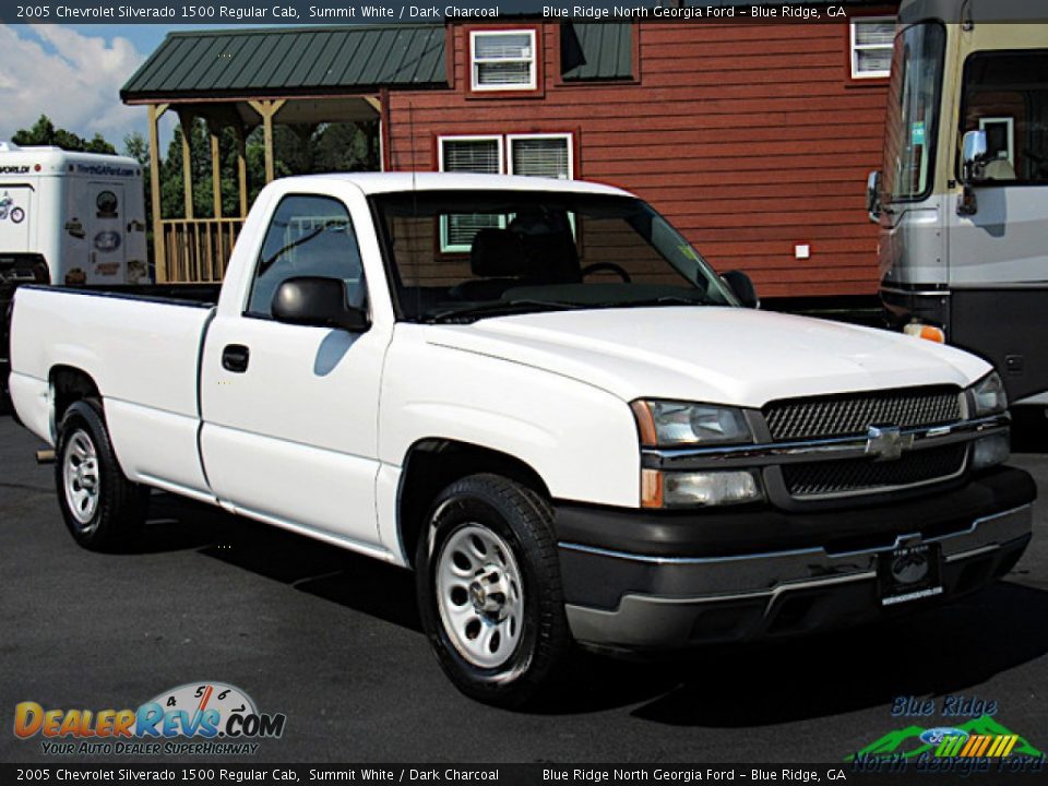 2005 Chevrolet Silverado 1500 Regular Cab Summit White / Dark Charcoal Photo #6