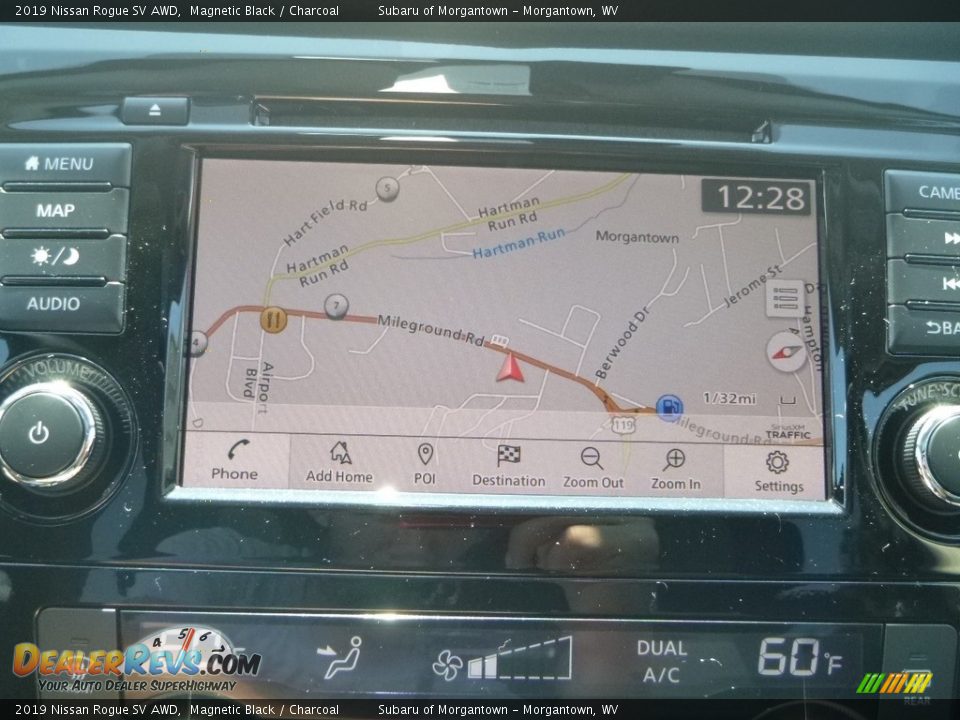 2019 Nissan Rogue SV AWD Magnetic Black / Charcoal Photo #17