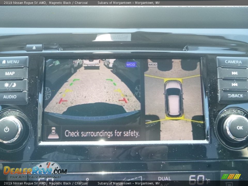 2019 Nissan Rogue SV AWD Magnetic Black / Charcoal Photo #18