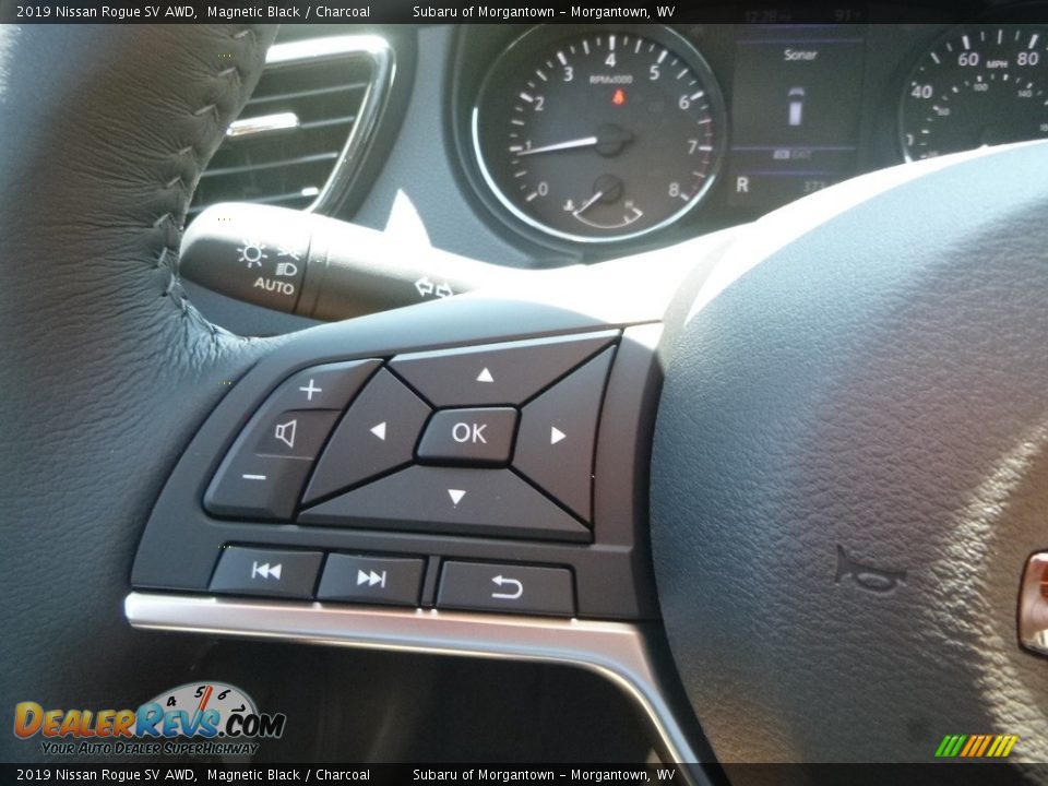 2019 Nissan Rogue SV AWD Magnetic Black / Charcoal Photo #20