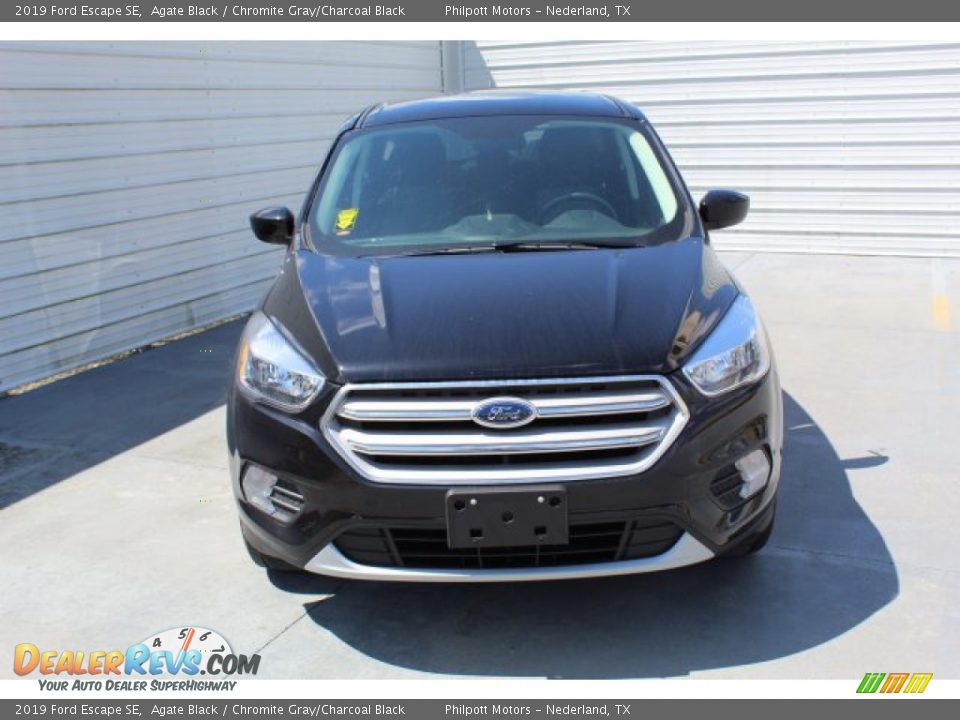2019 Ford Escape SE Agate Black / Chromite Gray/Charcoal Black Photo #3