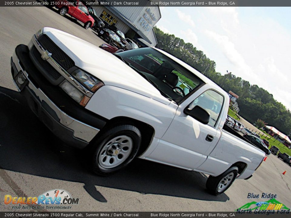 2005 Chevrolet Silverado 1500 Regular Cab Summit White / Dark Charcoal Photo #20