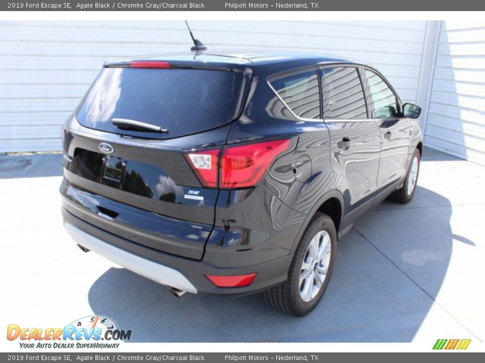 2019 Ford Escape SE Agate Black / Chromite Gray/Charcoal Black Photo #7