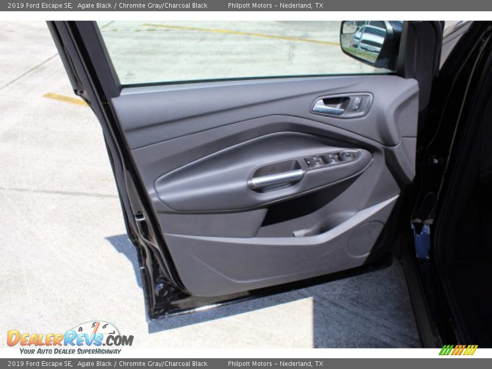 2019 Ford Escape SE Agate Black / Chromite Gray/Charcoal Black Photo #8