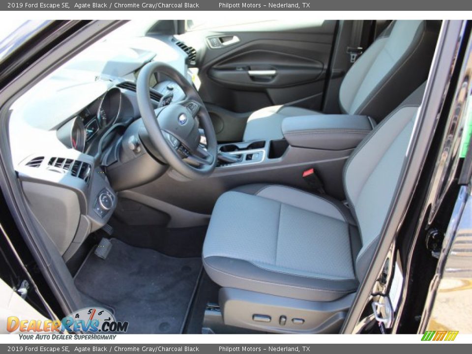 2019 Ford Escape SE Agate Black / Chromite Gray/Charcoal Black Photo #9