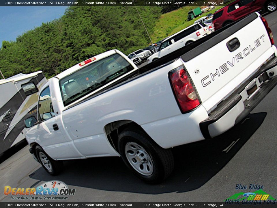 2005 Chevrolet Silverado 1500 Regular Cab Summit White / Dark Charcoal Photo #23