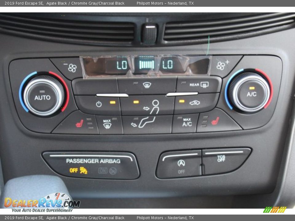 2019 Ford Escape SE Agate Black / Chromite Gray/Charcoal Black Photo #16