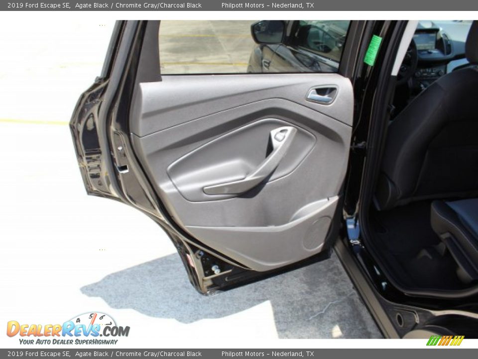 2019 Ford Escape SE Agate Black / Chromite Gray/Charcoal Black Photo #19