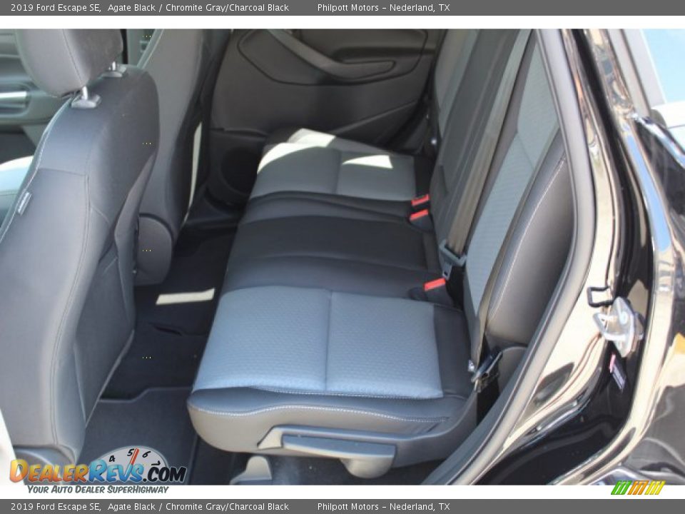 2019 Ford Escape SE Agate Black / Chromite Gray/Charcoal Black Photo #20