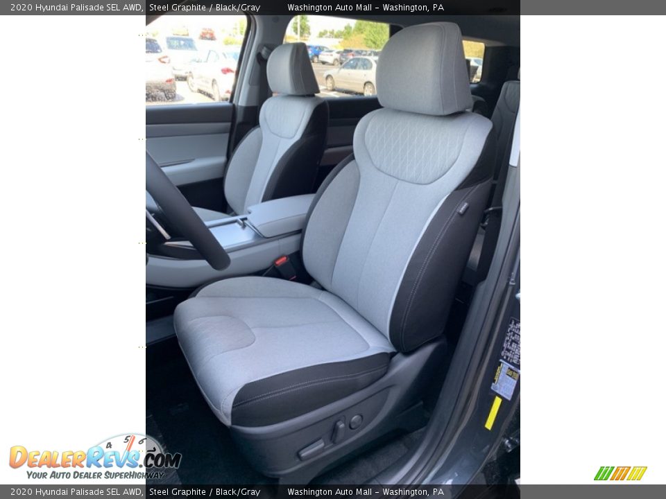 Black/Gray Interior - 2020 Hyundai Palisade SEL AWD Photo #15