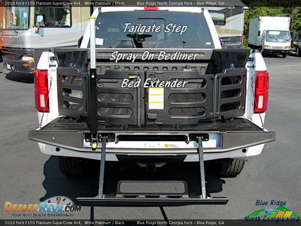 2019 Ford F150 Platinum SuperCrew 4x4 White Platinum / Black Photo #11