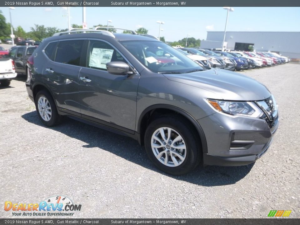 2019 Nissan Rogue S AWD Gun Metallic / Charcoal Photo #1