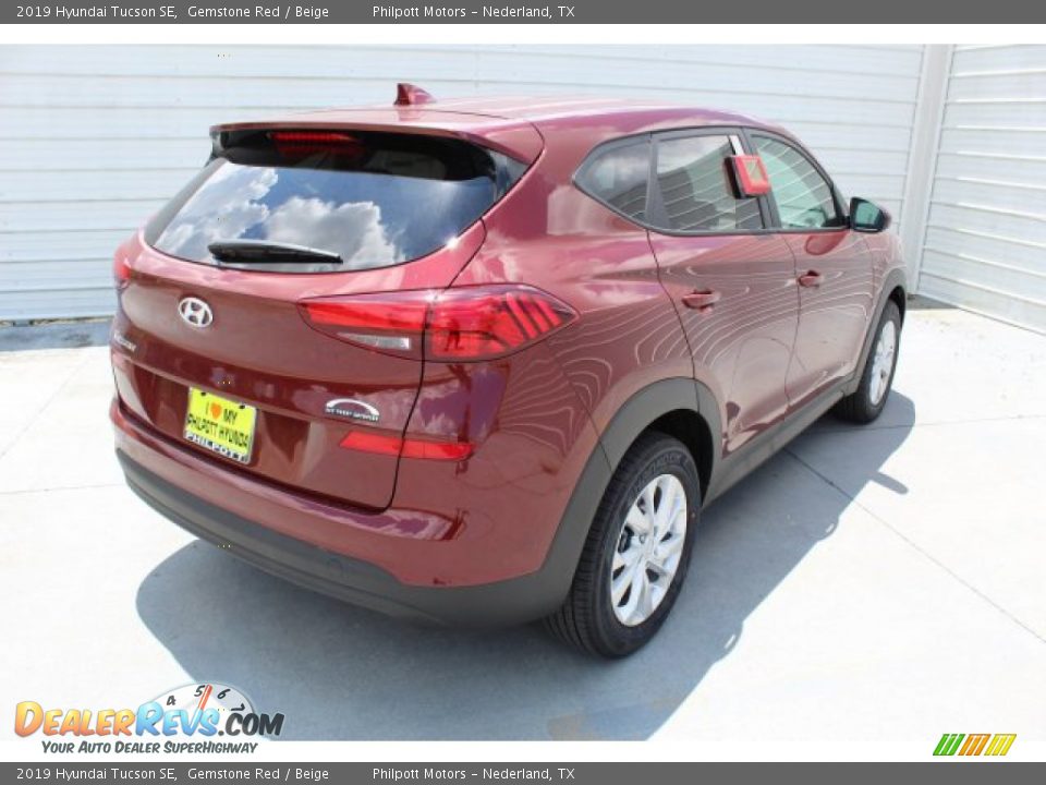 2019 Hyundai Tucson SE Gemstone Red / Beige Photo #7