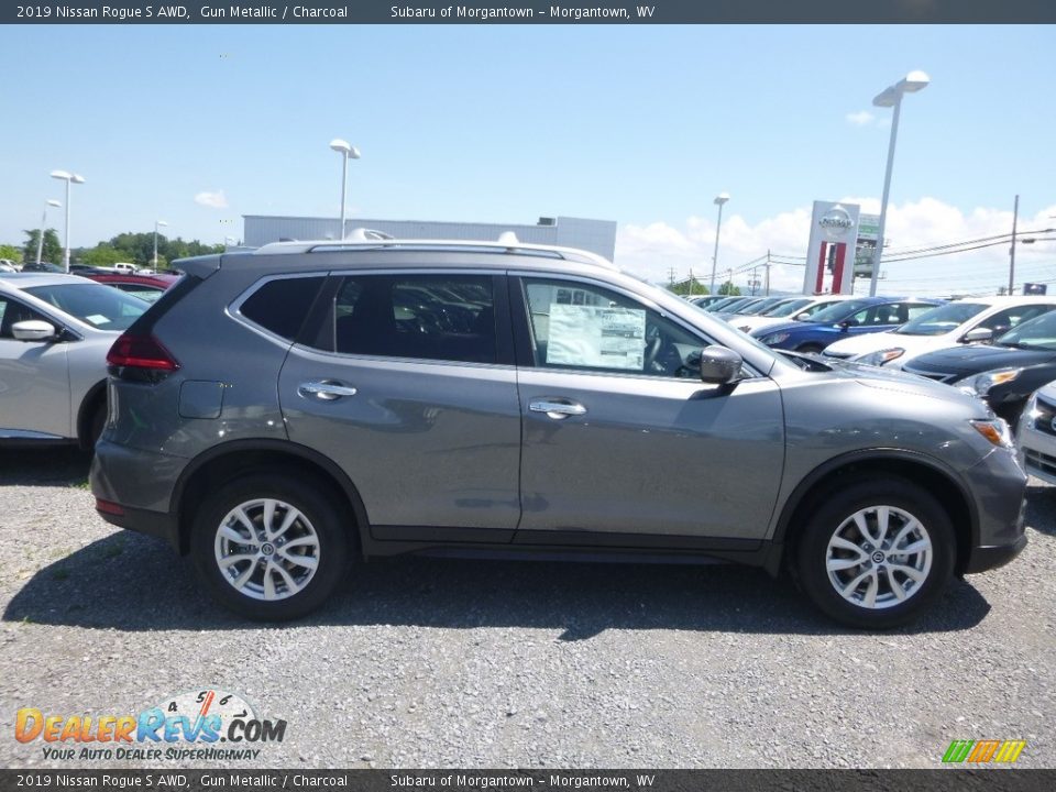 2019 Nissan Rogue S AWD Gun Metallic / Charcoal Photo #3