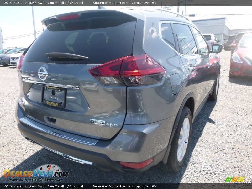 2019 Nissan Rogue S AWD Gun Metallic / Charcoal Photo #4