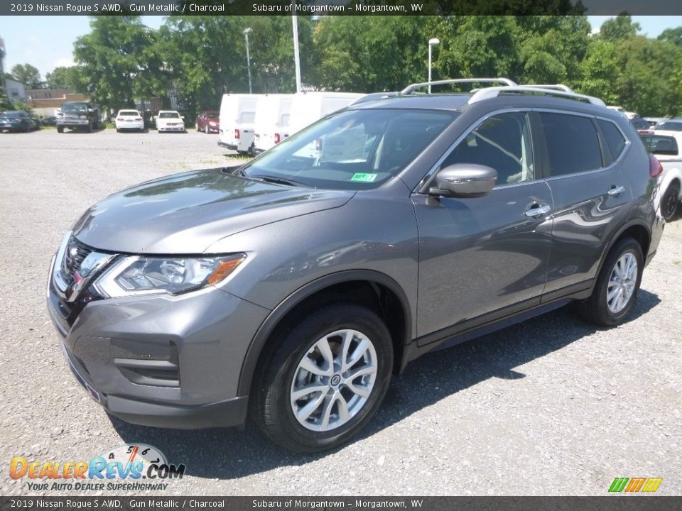 2019 Nissan Rogue S AWD Gun Metallic / Charcoal Photo #8