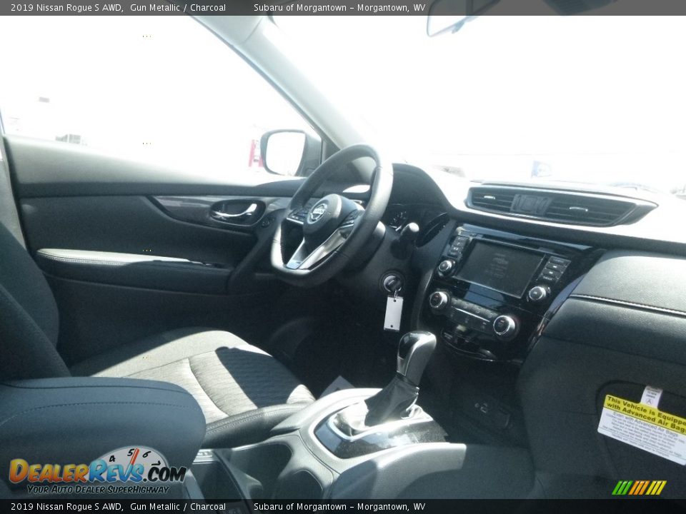 2019 Nissan Rogue S AWD Gun Metallic / Charcoal Photo #11