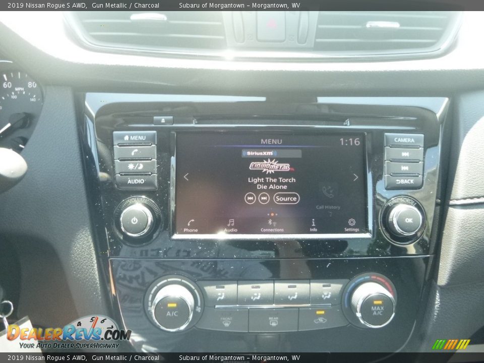 2019 Nissan Rogue S AWD Gun Metallic / Charcoal Photo #17
