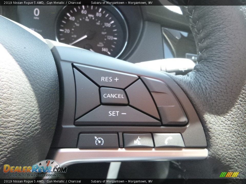 2019 Nissan Rogue S AWD Gun Metallic / Charcoal Photo #19
