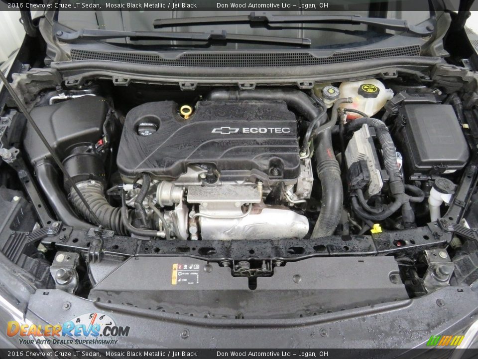 2016 Chevrolet Cruze LT Sedan Mosaic Black Metallic / Jet Black Photo #7