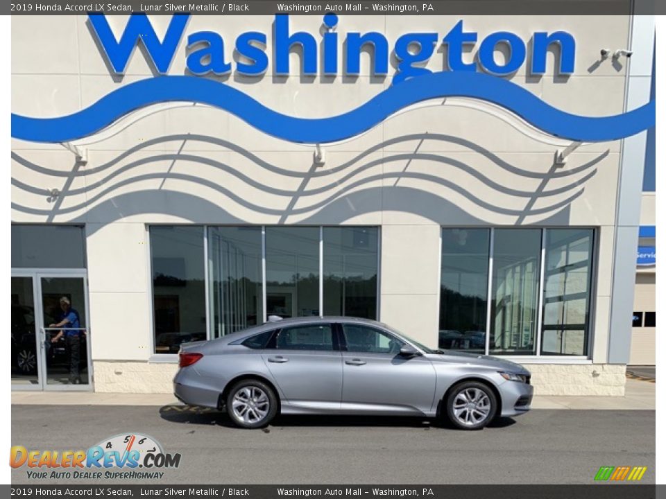 2019 Honda Accord LX Sedan Lunar Silver Metallic / Black Photo #1