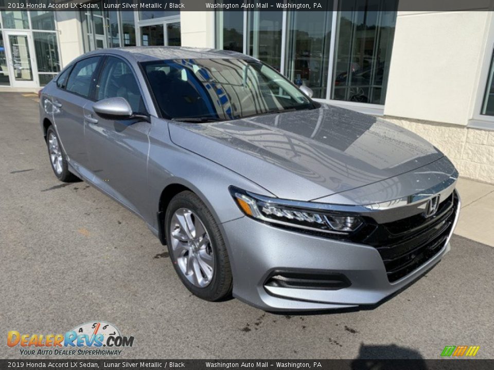 2019 Honda Accord LX Sedan Lunar Silver Metallic / Black Photo #2