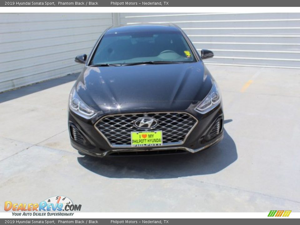 2019 Hyundai Sonata Sport Phantom Black / Black Photo #3