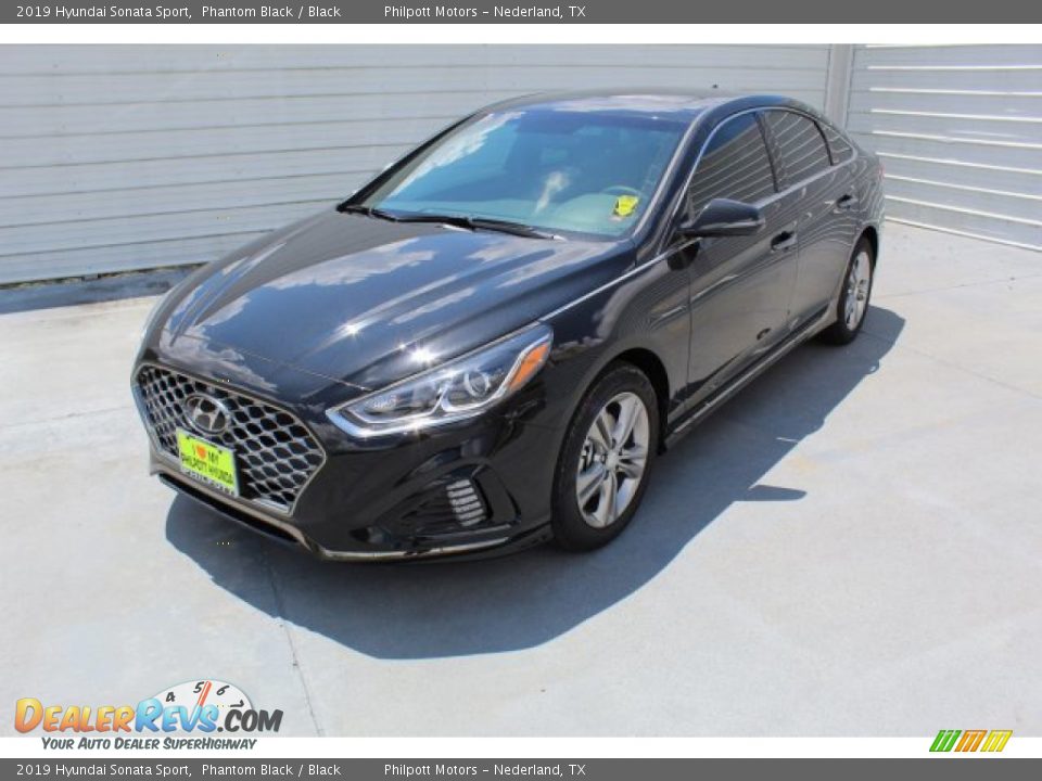 2019 Hyundai Sonata Sport Phantom Black / Black Photo #4