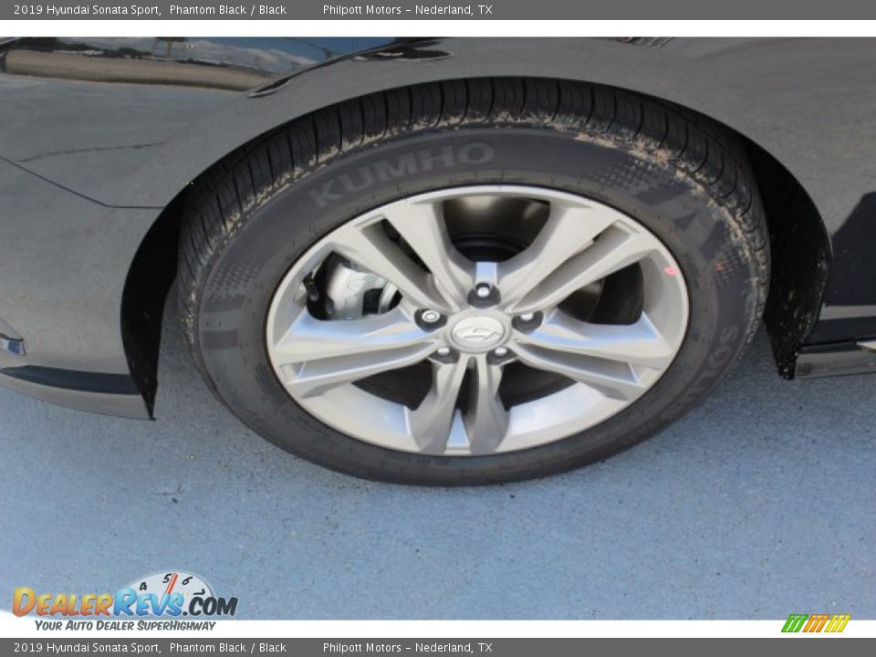 2019 Hyundai Sonata Sport Phantom Black / Black Photo #5