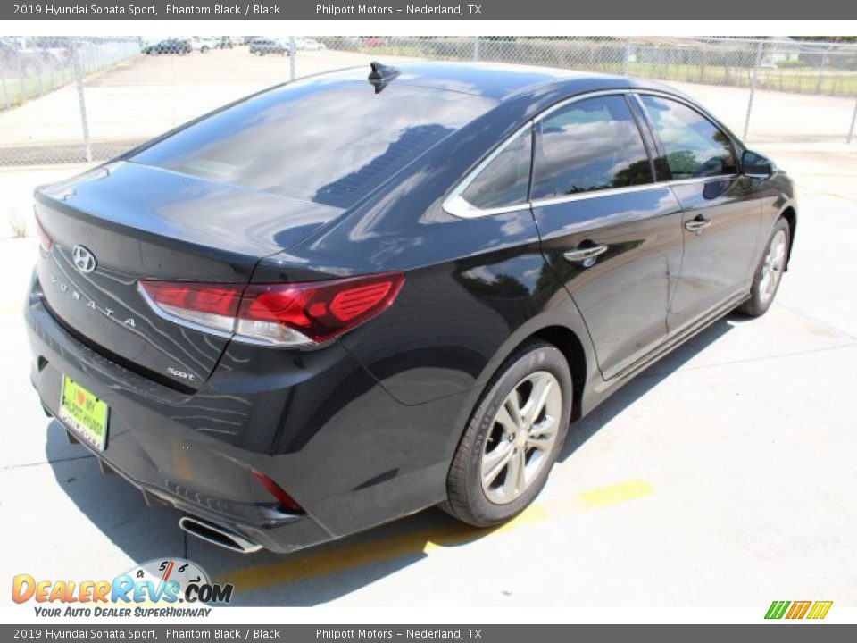 2019 Hyundai Sonata Sport Phantom Black / Black Photo #8