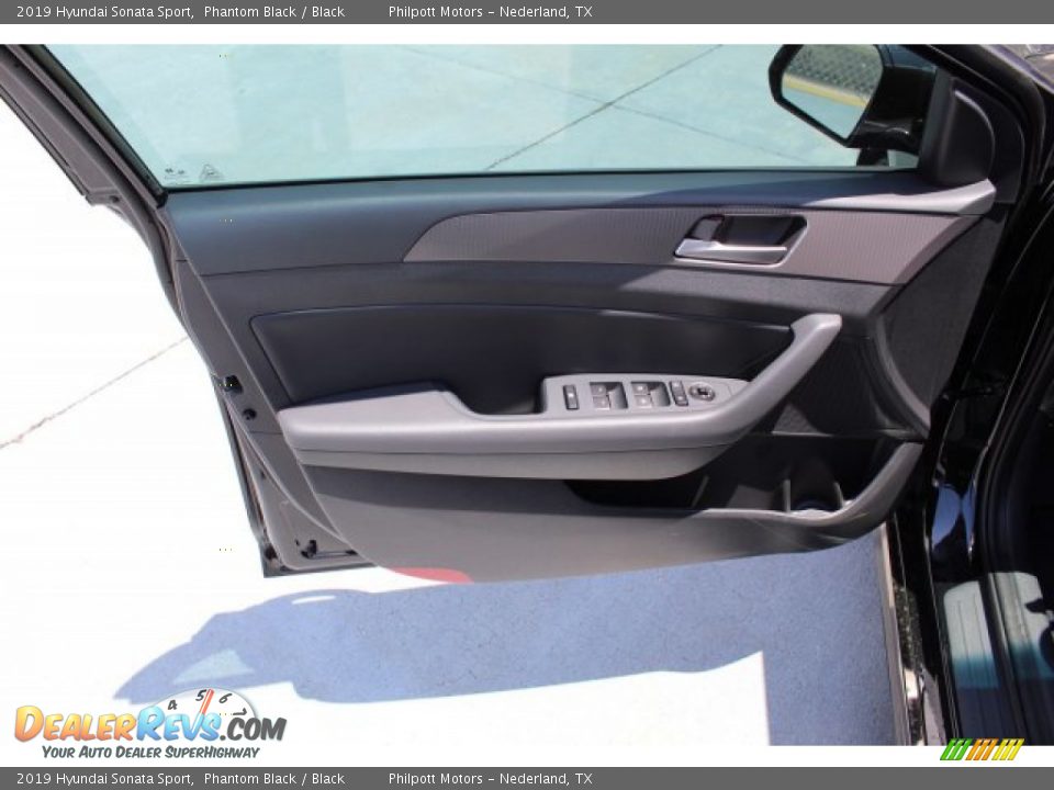 2019 Hyundai Sonata Sport Phantom Black / Black Photo #9