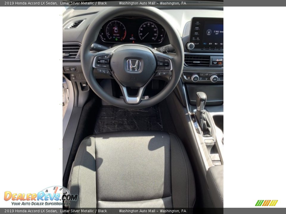 2019 Honda Accord LX Sedan Lunar Silver Metallic / Black Photo #13