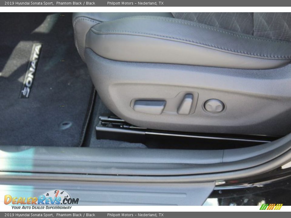2019 Hyundai Sonata Sport Phantom Black / Black Photo #11