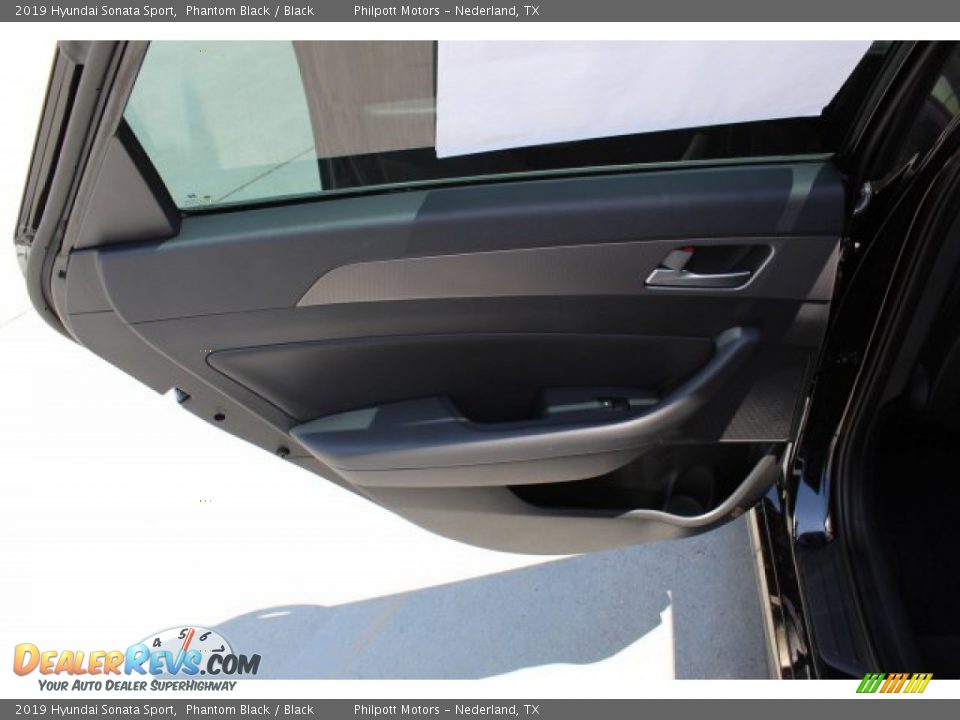 2019 Hyundai Sonata Sport Phantom Black / Black Photo #12