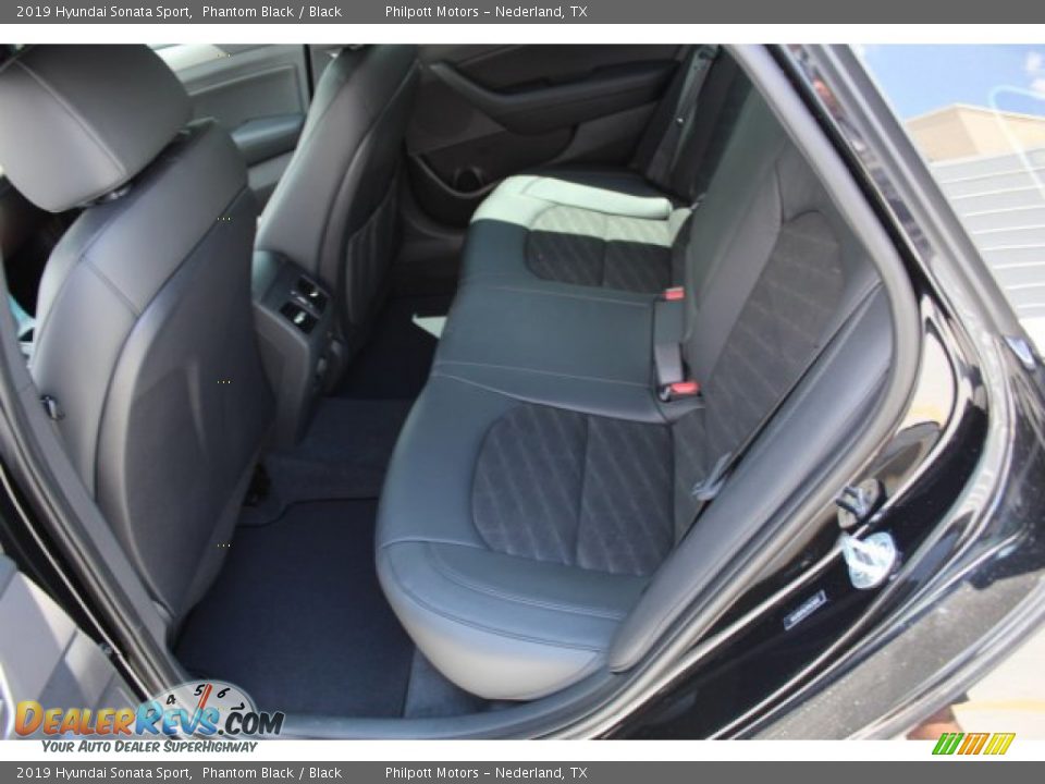 2019 Hyundai Sonata Sport Phantom Black / Black Photo #13