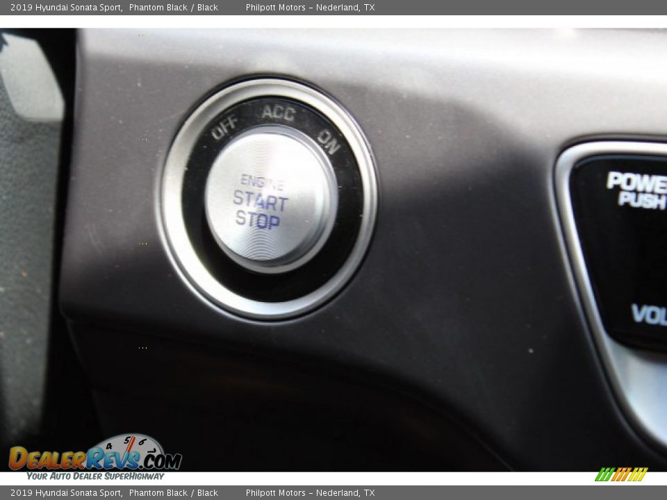 2019 Hyundai Sonata Sport Phantom Black / Black Photo #22