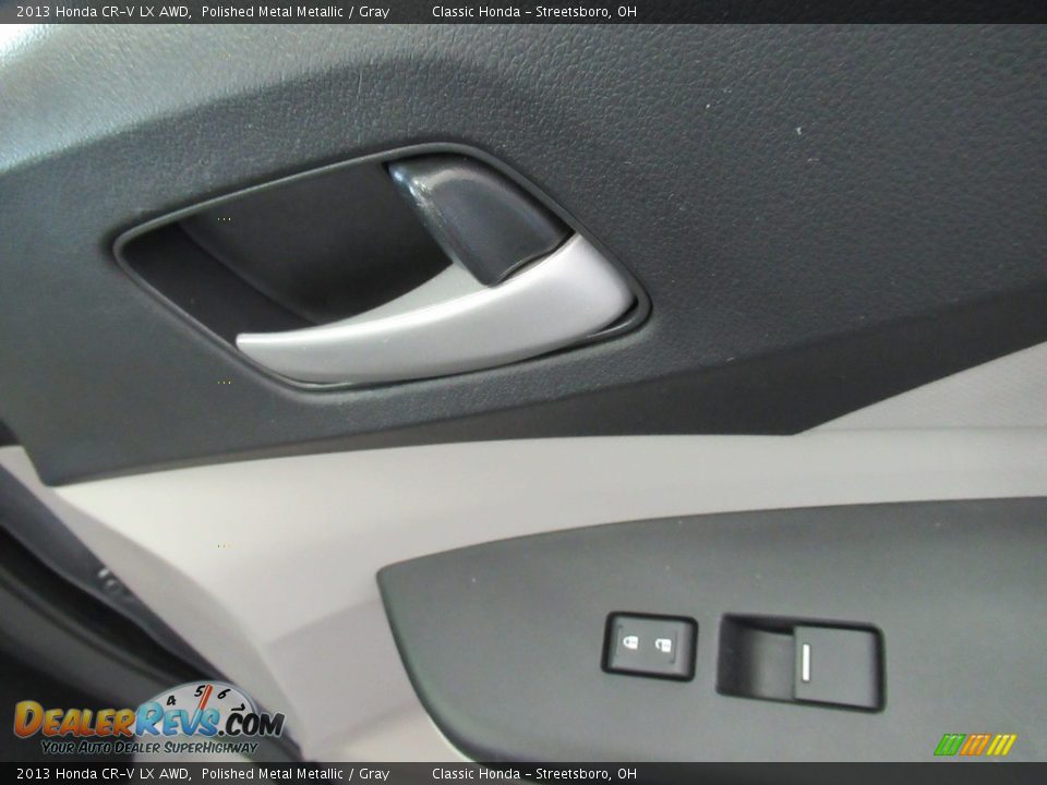 2013 Honda CR-V LX AWD Polished Metal Metallic / Gray Photo #19